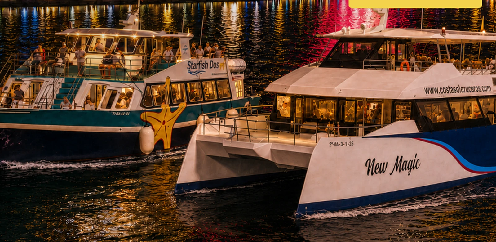 Passenger catamaran cruise