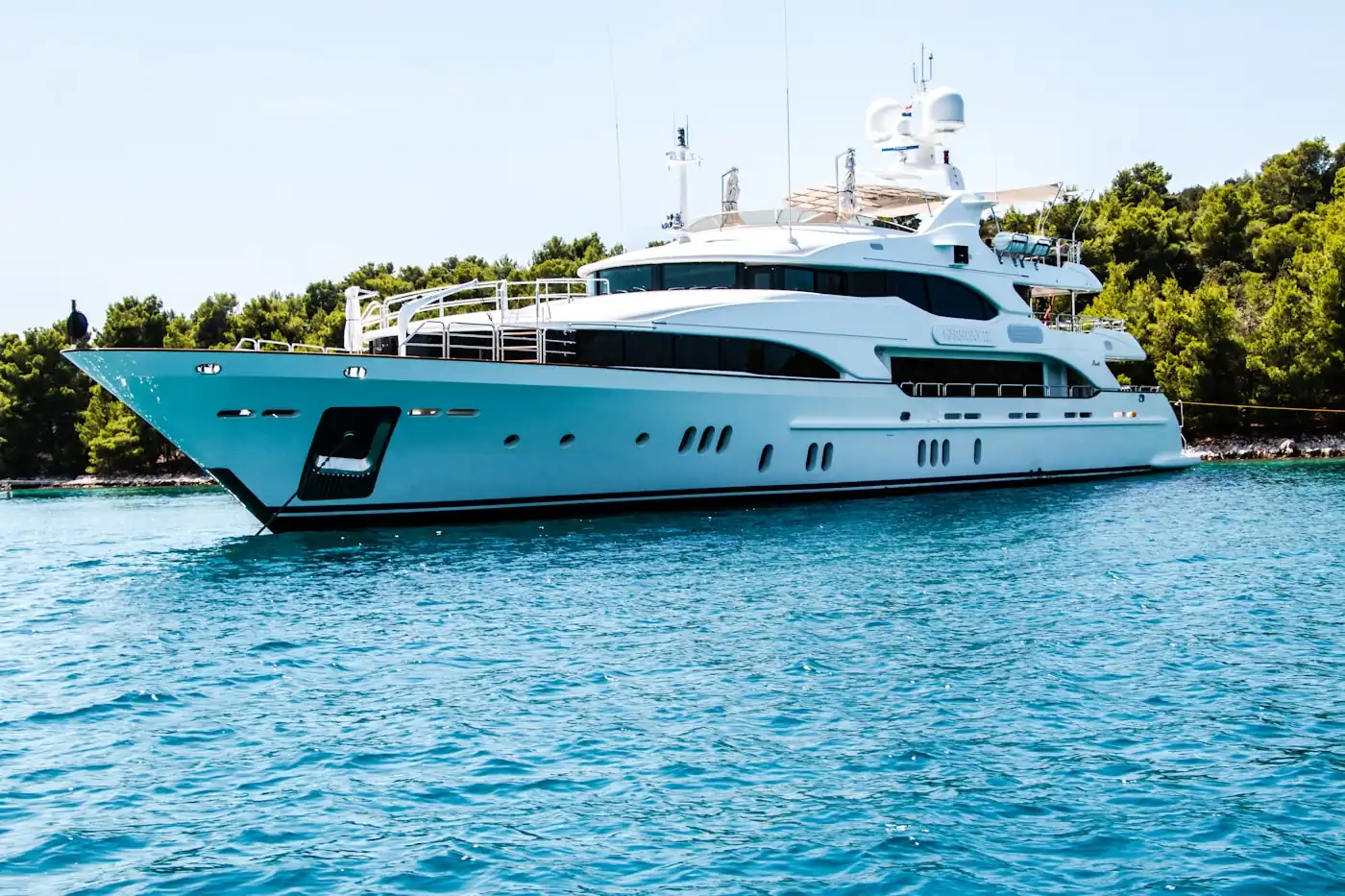 Luxury boat on the Costa del Sol